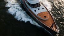 AY74 yacht - view from above